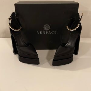 Versace Medusa Aevitas Platform Heels